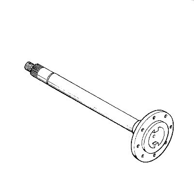 PON3508 Półoś tylnego mostu