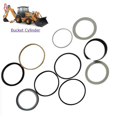 Case 580k, 580skl, 580sle 580sm 580sr 695er uszczelniacze uszczelnienia siłownika łyżki kaparkowej kopiarki 1542923C2