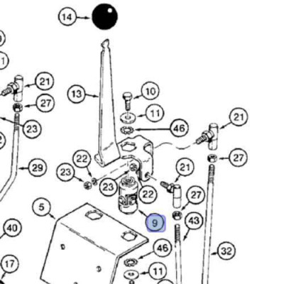 Przegub dźwigni koparki
CASE
580K
D132579