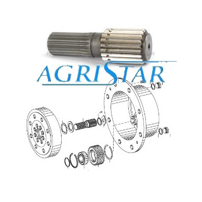 PON4806 Wałek atakujący układu planetarnego L60106  John Deere oś APL735
2140 2850 2750