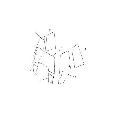 AKK2260 Szyba drzwi lewa