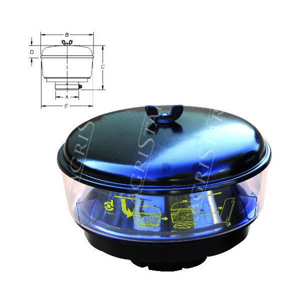 Filtr powietrza ostojnik kurzu odmy silnika Case  580 590 SR ST SM 695 TX130 New Holland/Fiat cobelcohitahi LB95 LB110 LB115 LB1