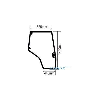 AKK2266 Szyba drzwi prawych