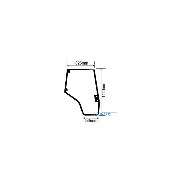 AKK2266 Szyba drzwi prawych