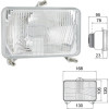 ELE1043 Lampa przednia P/L 130x120mm