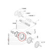 Koło zębate przedniej osi Z-68 Case Maxxum 115 120 125 130 135 145 150 new holland ford ts TM125, TM130, TM135 5191770