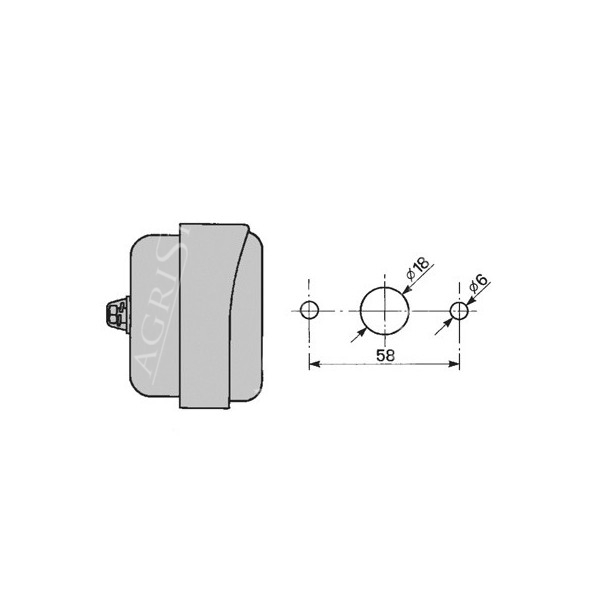 ELE1319 Lampa kierunkowskazu L/P