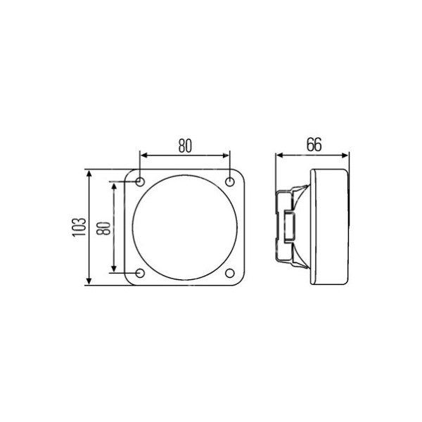 Wkład lampy przedniej Case CS100 110 120 130 150 Fendt Favorit 916, 918, 920, 924, 926 Steyr CVT 120,130,150,170