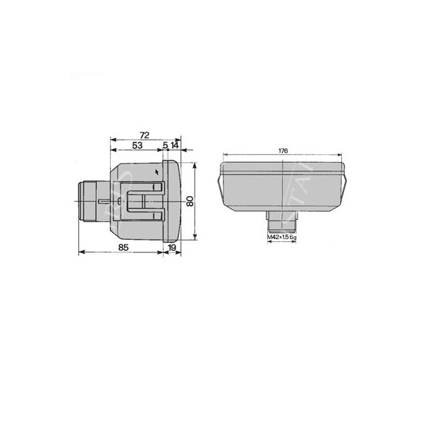 ELE1245 Lampa tylna lewa