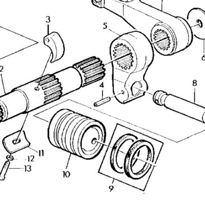 Zestaw uszczelnień siłownika 100mm podnośnika ramion John Deere 1850 2140 2040 AL33017, AL33107