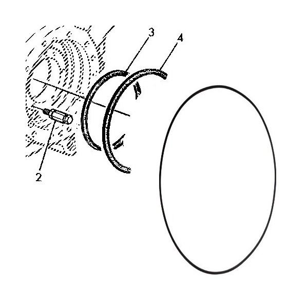 HAM1819 Oring cylindra hamulcowego