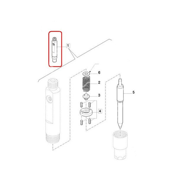 87840069 87840068 wtryskiwacz Wtrysk paliwa New Holland/Ford TM115, TM125, TM135, TM150, TM165, 8160 8260 8360 8560