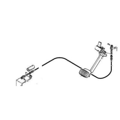 Linka sprzęgła Manitou MLT 725, 630, 626, 526, 523 MT 1530, 1235, 1230, 930, 840, 830, 727