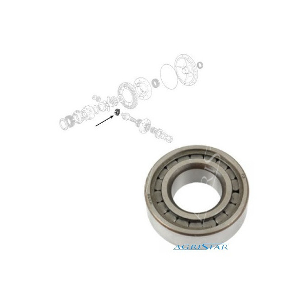 PON2057 Łożysko wałka ataku 62x30x19mm