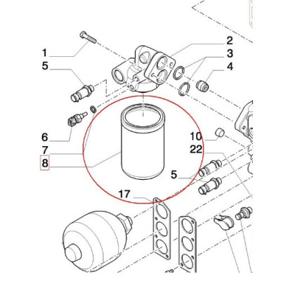 FHY1053 AUTOCOMMAND Hydraulikfilter