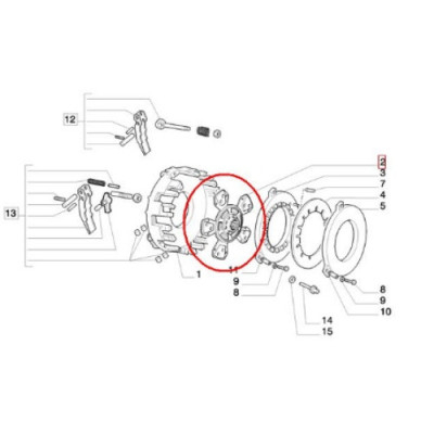 SPR2070 Kupplungsscheibe