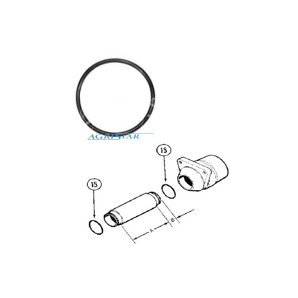 Pierścień uszczelniający oring Case: Magnum 7110, 7120, 7130, 7140, 7150, 7210, 7220, 7230, 7240, 7250, 238-7132