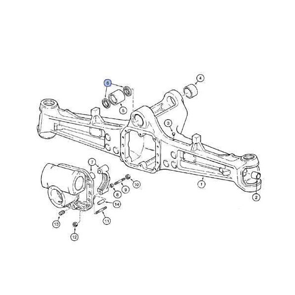 Uszczelniacz sworznia zawieszenia osi