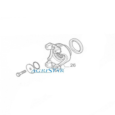 PON3007 Flansza wału napędowego