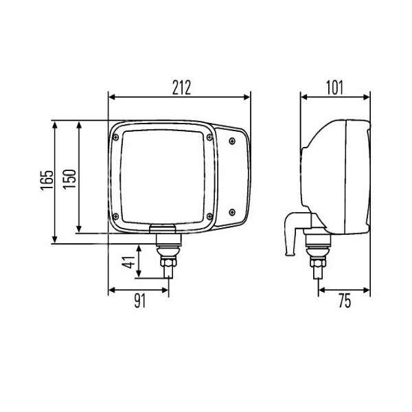 ELE1040 Lampa przednia prawa