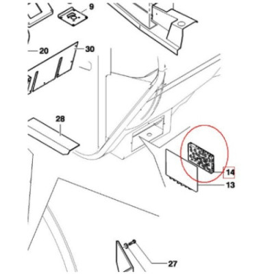 FPO4031 Filtr kabinowy