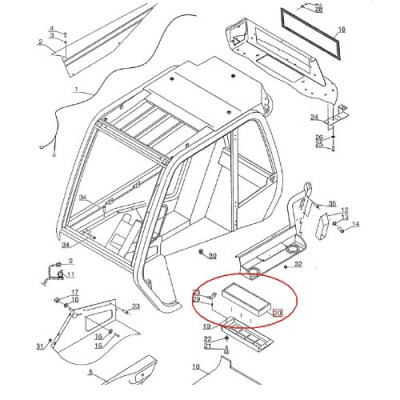 FPO4033 Filtr kabinowy
