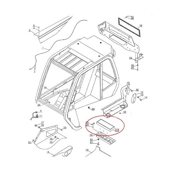 FPO4033 Filtr kabinowy