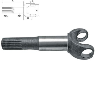 Widełki krzyżaka Półoś 3476312M1 Terex Fermec 860SX, 860ELITE, TX860B