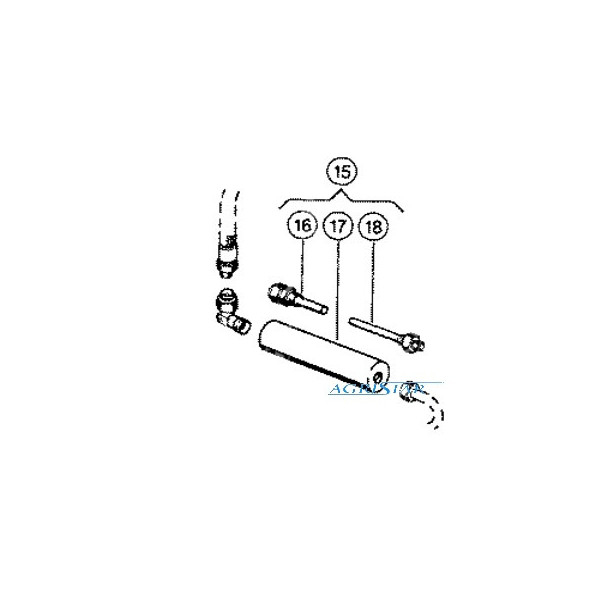 602751 Amortyzator hydrauliczny Claas Dominator 78 86 88 98 106 108 Mega 202 204 206 208 Comandor