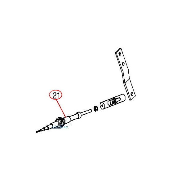 Linka gazu Case: 580 E/K/L/LE/SK/SL, 580 Super E/LE, 580 Super K, 580 Super M 380021A1