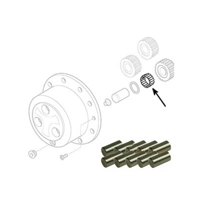 PON4839 Rolka łożyska Ø 5 mm