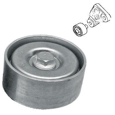 Rolka prowadząca, pasek klinowy New Holland TD5030 TD5040 TD5050 TD5060 TD5070 Case, JX90 JX95  2853006