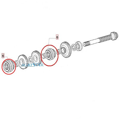 5158933 Synchronizator Fiat Ford New M 100 135 F 100 115 140 8126 8260 TM 115 125 130 140 TM7030 TM7040