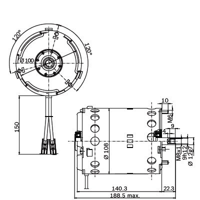 CT04-Silnik kosy bocznej elektrycznej Profix
