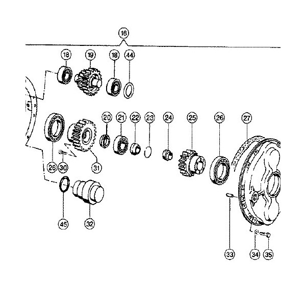 CŁ02-215523 Łożysko igiełkowe
