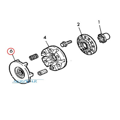 JH99-Z12679 Piasta sprzęgła przeciążeniowego