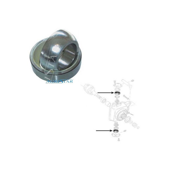 Łożysko sworznia zwrotnicy Massey Ferguson Landini 1617846M1 40x80x23mm