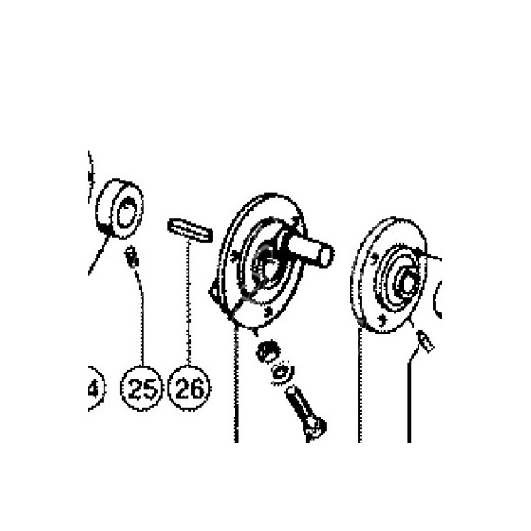CS07-600791 Mimośród napędu podsiewacza lewy