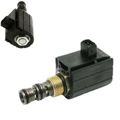 Elektrozawór wałka WOM przedniego napędu dyferencjału New Holland T4050 TM120, TM125, TM130 TN Fiat M100 Ford 8560 case mxm jx