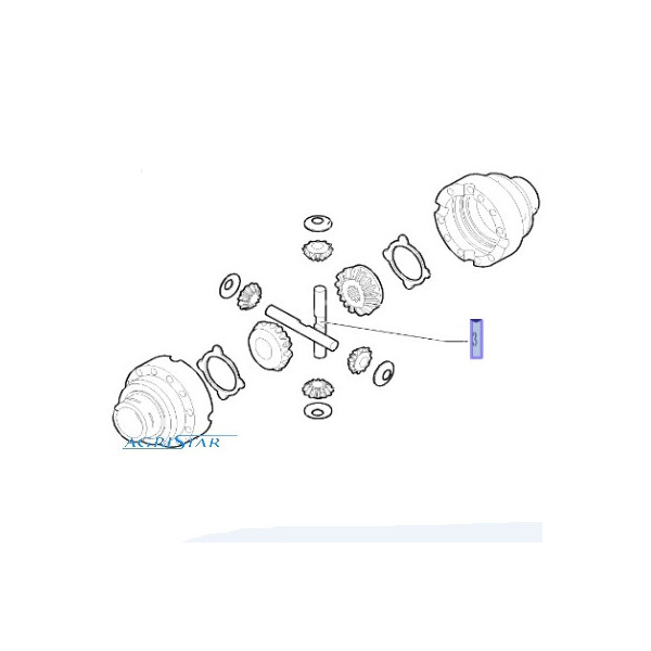 PON4865 Wałek satelity mechanizmu różnicowego