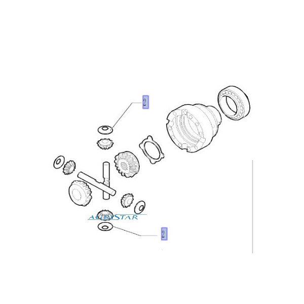 PON4866 Podkładka satelity mechanizmu różnicowego