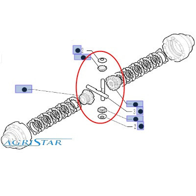 PON4867 Differential-Reparatursatz