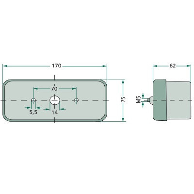 Lampa tylna prawa Case 743 644 744 844 745 845 1046 1246 946 1055 955 485 685 785 885 XL