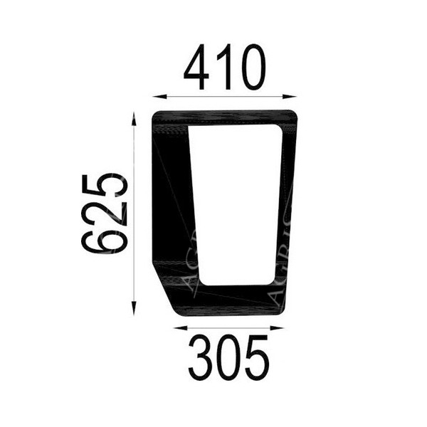 AKK2039 Szyba przednia dolna lewa