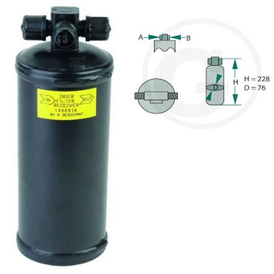 osuszacz filtr klimatyzacji massey ferguson new holland Claas Dominator 98 88 landini valtra a95 t130 m121 14100826 1766600