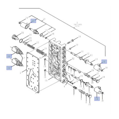 Cewka biegów powershift 6V 86500999 4008677 New Holland Ford
8670 8770 8870 8970 8770A 8880A
G170  G210, G240