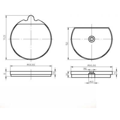 Klocki hamulca hamulcowe wał kardana tarczy ręcznego jcb 520 535 540 530-70 531-70