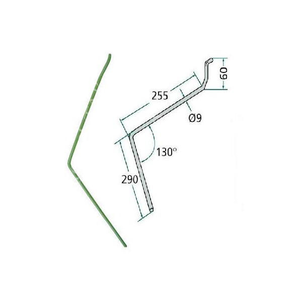 AM-3753300 Palec zagarniający prawy długi