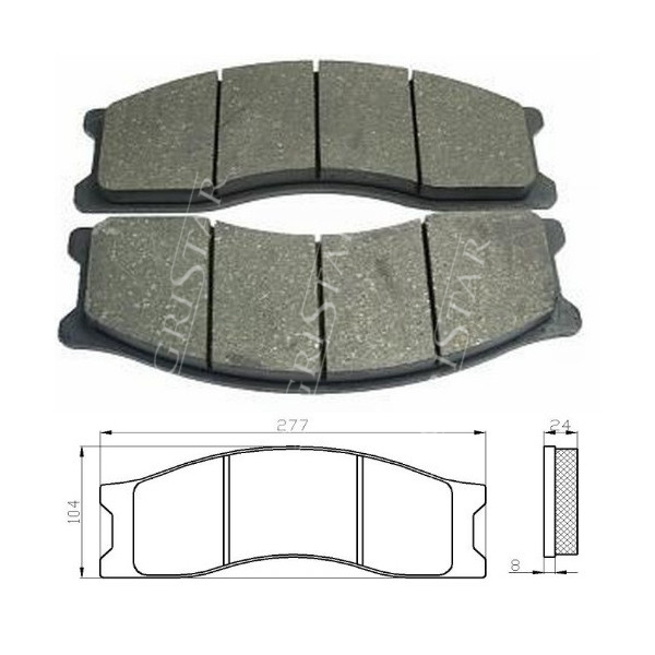 HAM3013 Klocki hamulcowe