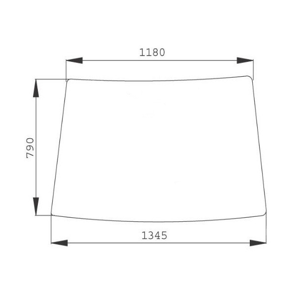 AKK2042 Szyba przednia